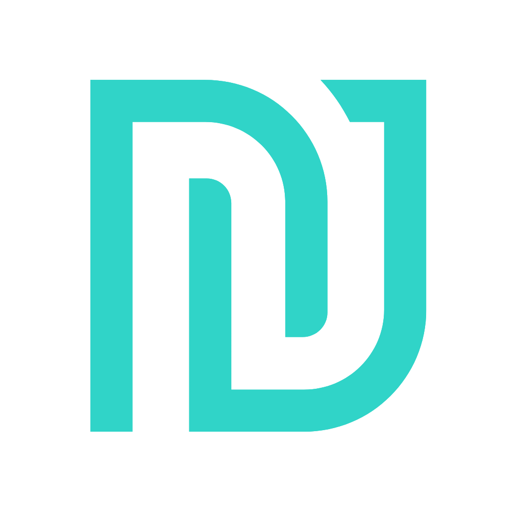 Jourove Nutrition company logo featuring stylized initials 'NJ' in shades of turquoise green, creating a distinctive figure at the center, emphasizing a focus on nutrition and multivitamin supplements.